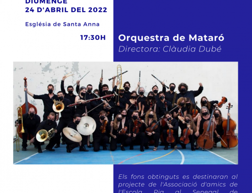 [24-04-2022] Commemoració 20è aniversari. Concert Solidari de Sant Jordi – Orquestra de Mataró