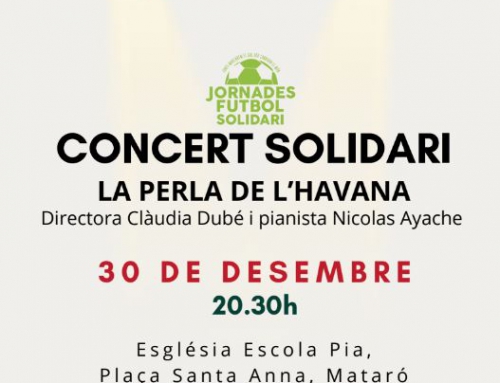 El dissabte 30 de desembre Concert Solidari – La Perla de l’Havana